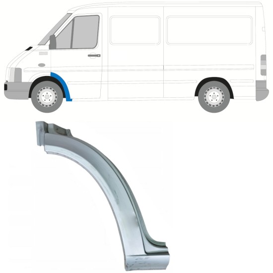 Opravný plech predného blatníka pre Volkswagen LT 1996-2005 / Ľavý 16564