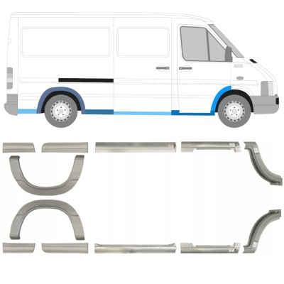 Opravný plech sada pre Volkswagen LT 1996-2005 / Ľavá+Pravá / 14388