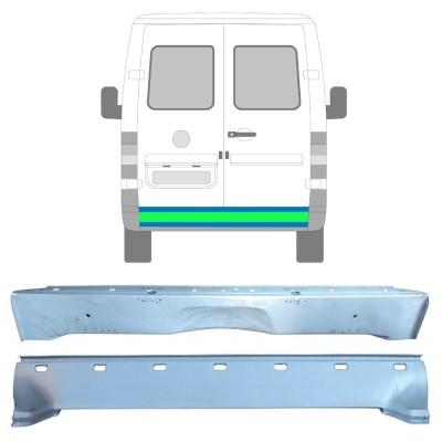 Opravný panel zadný pre Volkswagen LT 1996-2005 / Sada 14274