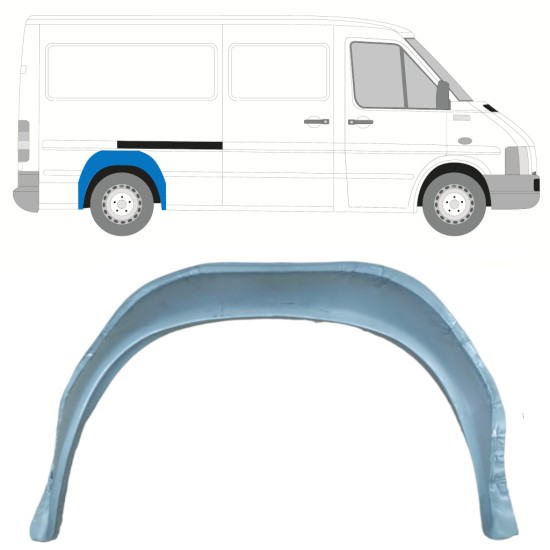 Vnútorná oprava zadného blatníka pre Volkswagen LT 1996-2005 / Vľavo = Vpravo (symetrické) 14176