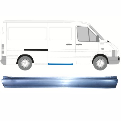 Opravný plech prahu posuvných dverí pre Volkswagen LT 1996-2005 / Vľavo = Vpravo (symetrické) 16607