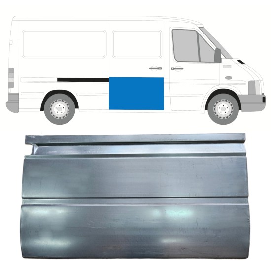 Opravný plech posuvných dverí vonkajší pre Volkswagen LT 1996-2005 / Pravá 16596