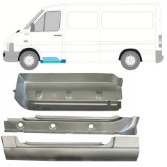 Opravný plech vnútorného prahu + blatníka + predného schodu pre Volkswagen LT 1996-2005 / Ľavý 16572