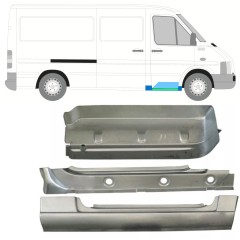 Opravný plech vnútorného prahu + blatníka + predného schodu pre Volkswagen LT 1996-2005 / Pravá 16571