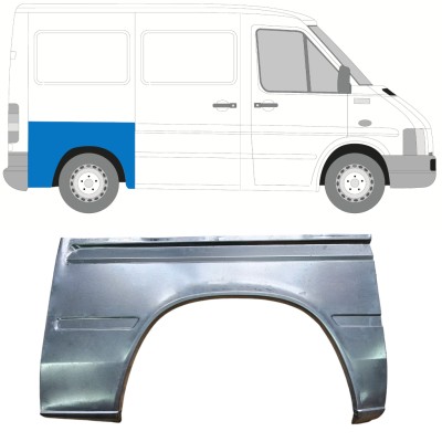 Lem zadného blatníka pre Volkswagen LT 1996-2005 / Pravá 13477