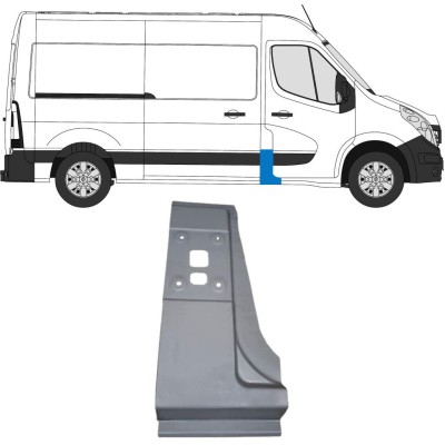 Opravný diel B-stĺpika pre Opel Movano 2010-2021 / Pravá 16918