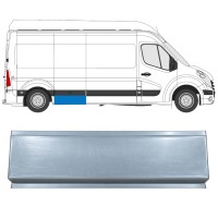 Opravný plech zadného blatníka predná časť pre Renault Master 2010-2024 / Vľavo = Vpravo (symetrické) 17293