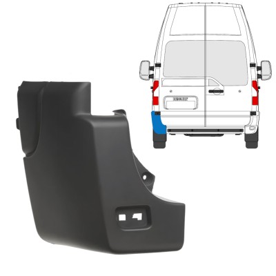 Zadný roh nárazníka pre Renault Master 2010-2024 / Ľavý 7367