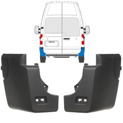 Zadný roh nárazníka pre Renault Master 2010-2024 / Ľavá+Pravá / Sada 17238