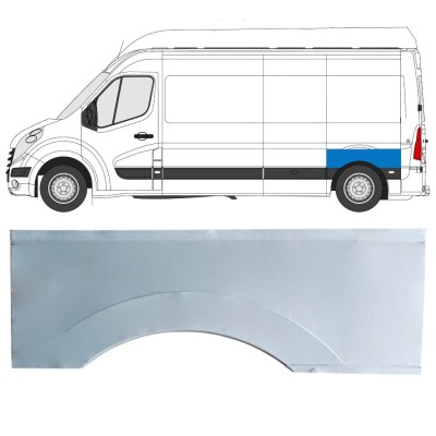 Lem zadného blatníka pre Nissan NV400 2010- / Ľavý 16825