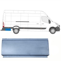 Opravný plech zadného blatníka zadná časť pre Renault Master 2010-2024 / Vľavo = Vpravo (symetrické) 17292