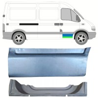 Opravný plech predných dverí vnútorný + vonkajší pre Nissan Interstar 2002-2010 / Pravá 16879