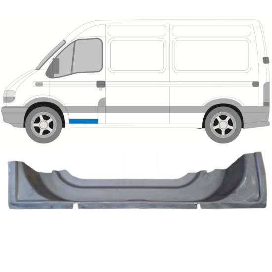Opravný plech predných dverí vnútorný pre Renault Master 1998-2010 / Ľavý 16862