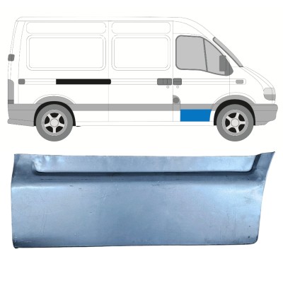 Opravný plech predných dverí pre Renault Master 1998-2010 / Pravá 16007