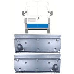 Opravný plech zadných dverí pre Renault Master 1998-2010 / Ľavá+Pravá / Sada 11411