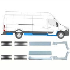 Opravný plech sada pre Nissan NV400 2010- / Ľavá+Pravá / 15716