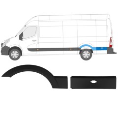 Bočná lišta pre Opel Movano 2010-2021 / Ľavý / Sada 13283