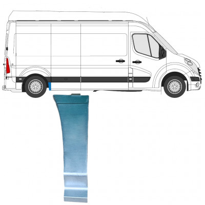 Opravný plech zadného blatníka predná časť pre Renault Master 2010- / Pravá 12846