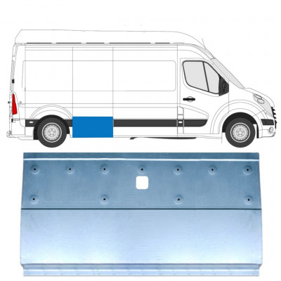 Opravný plech boku pre Renault Master 2010- / Vľavo = Vpravo (symetrické) 12841