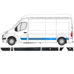 Sada líšt pre Opel Movano 2010-2021 / Ľavý / 13919