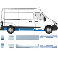 Opravný plech sada pre Renault Master 2010- / Ľavá+Pravá / 14926
