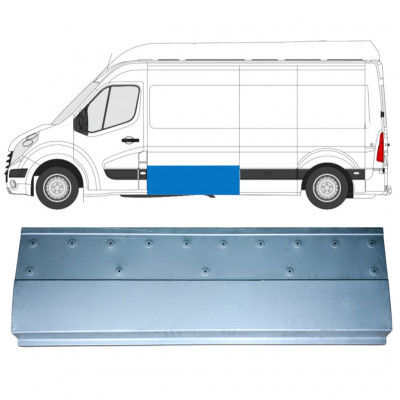 Opravný plech boku pre Renault Master 2010- / Ľavý 12840