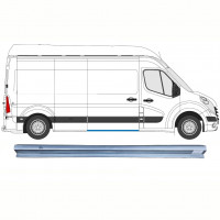 Opravný plech prahu posuvných dverí pre Renault Master 2010- / Pravá 9346