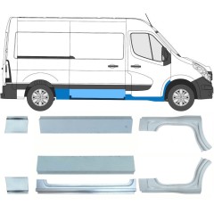 Opravný plech sada pre Nissan NV400 2010- / Ľavá+Pravá 15720