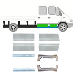 Opravný plech sada pre Renault Master 1998-2010 / Ľavá+Pravá / 10260