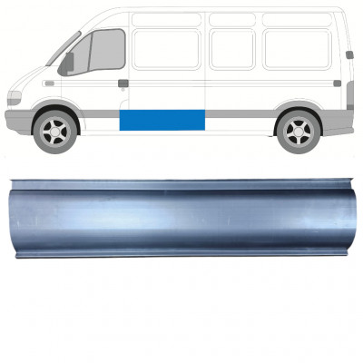 Opravný plech bočnej steny pre Renault Master 1998-2010  / Ľavý 11137