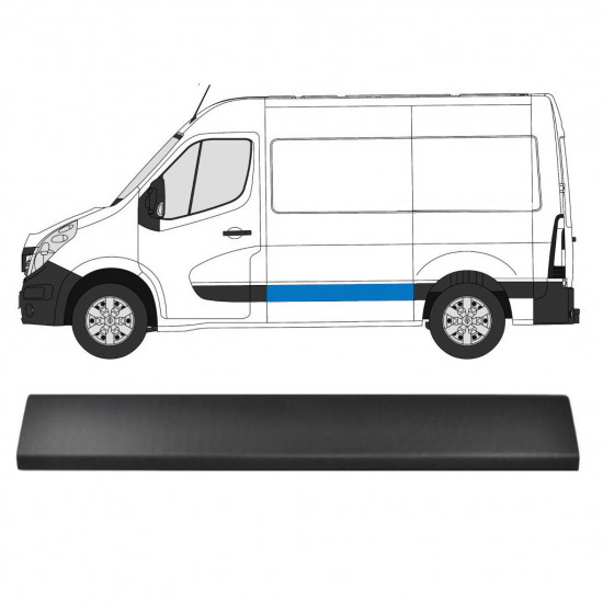 Bočná lišta pre Renault Master 2010- / Ľavý 10844