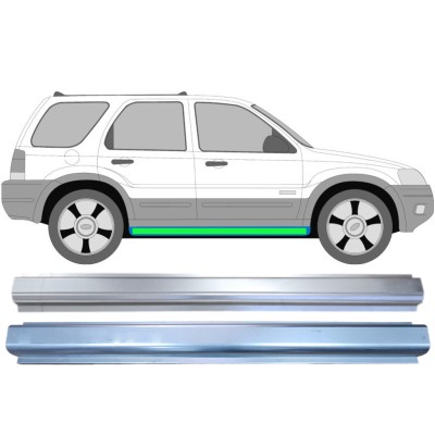 Opravný plech prahu + opravný plech vnútorného prahu pre Ford Maverick 2001-2008 / Vľavo = Vpravo (symetrické) / Sada 14855