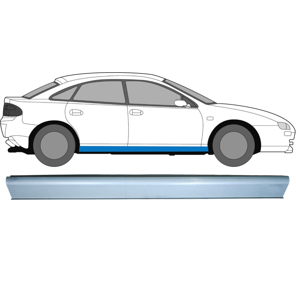 Opravný Plech Prahu Pre Mazda 323F Ba 1994-1998 / Vľavo = Vpravo (Symetrické) 6684