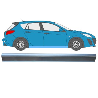 Opravný plech prahu pre Mazda 3 2009-2013 / Vľavo = Vpravo (symetrické) 15012