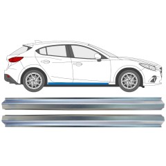 Opravný plech prahu pre Mazda 3 2013-2019 / Ľavá+Pravá / Sada 16345