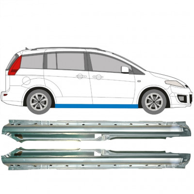 Kompletný prah pre Mazda 5 2005-2010 / Ľavá+Pravá / Sada 9296