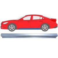 Opravný plech spodnej časti prahu pre Mazda 6 2012-2024 / Ľavý 16978