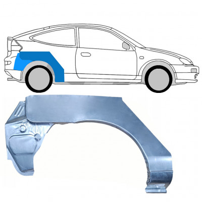 Lem zadného blatníka pre Mazda 323 BH 1994-1998 / Pravá / COUPE 7984