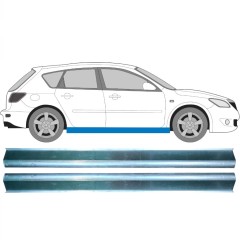 Opravný plech prahu pre Mazda 3 2003-2009 / Ľavá+Pravá / Sada 11357