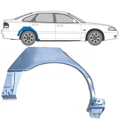 Lem zadného blatníka pre Mazda 626 1992-1997 / Pravá 9011