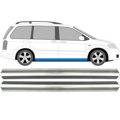 Opravný plech prahu pre Mazda MPV 1999-2006 / Vľavo = Vpravo (symetrické) / Sada 10437