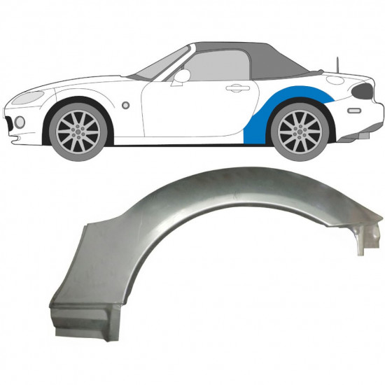 Lem zadného blatníka pre Mazda MX-5 2005-2014 / Ľavý 9131