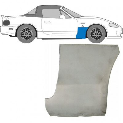 Opravný plech predného blatníka pre Mazda MX-5 1998-2005 / Pravá 6699