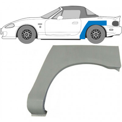 Lem zadného blatníka pre Mazda MX-5 1998-2005 / Ľavý 5931