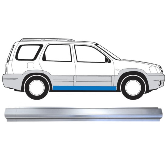 Opravný plech prahu vnútorný pre Mazda Tribute 2001-2008 / Vľavo = Vpravo (symetrické) 15596