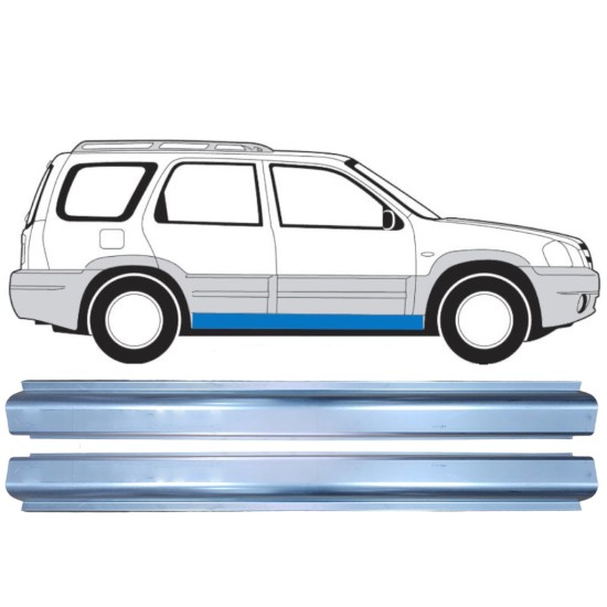 Opravný plech prahu pre Mazda Tribute 2001-2008 / Ľavá+Pravá 15595