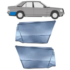 Lem zadného blatníka pre Mercedes 190 W201 1982-1993 / Ľavá+Pravá / Sada 10974