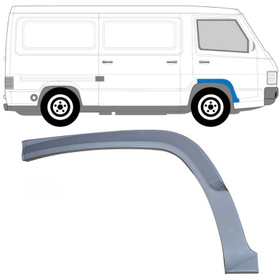 Opravný plech predného podbehu pre Mercedes MB 100 1988-1996 / Pravá 16859