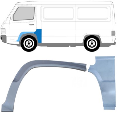 Opravný plech sada pre Mercedes MB 100 1988-1996 / Ľavý / 16966