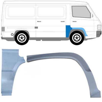 Opravný plech sada pre Mercedes MB 100 1988-1996 / Pravá / 16965